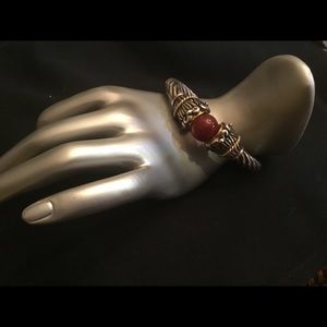 Women Beautiful Sterling Silver RopeStyle Bracelet